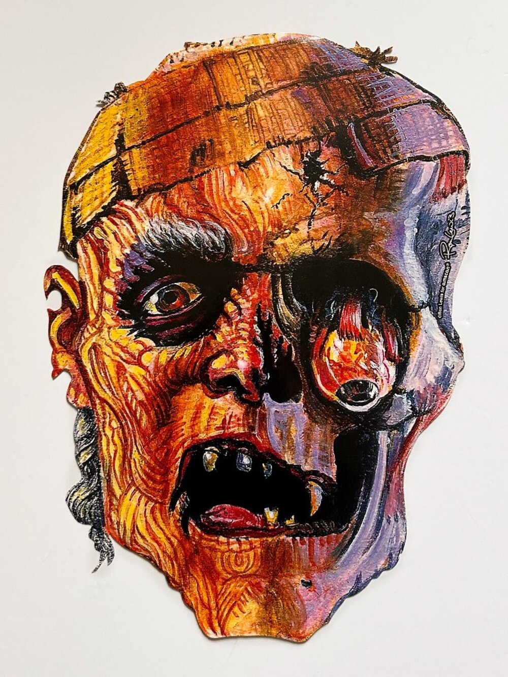 Vintage Halloween Amscan Ron Lewis Zombie Die Cut